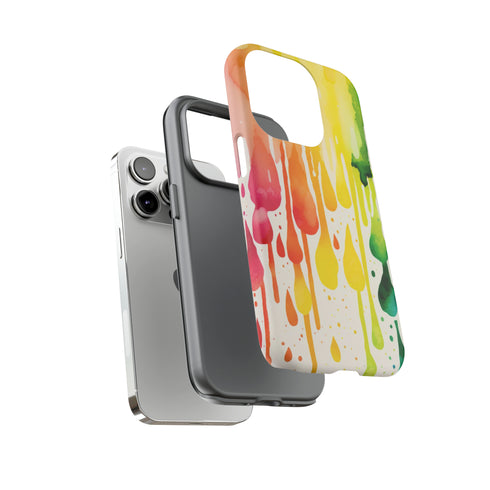 Rainbow Spring Showers - Impact Resistant Phone Case